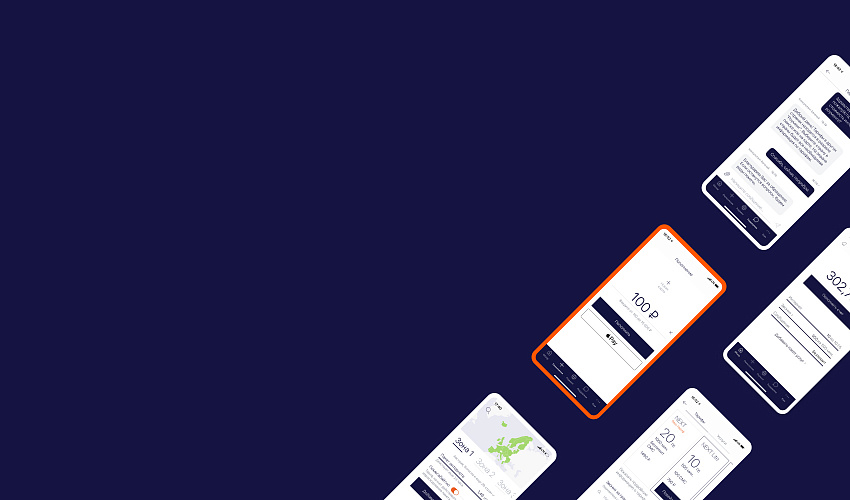 Next Mobile app and user account area 